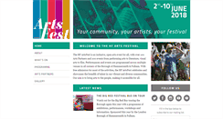 Desktop Screenshot of hf-artsfest.com